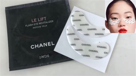 chanel le lift eye patches revi|chanel eye revitalizer.